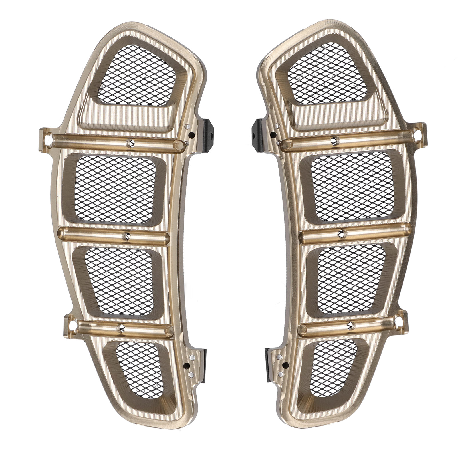 Paar Motorrad-kühlerschutzgitter, Stahlrahmen, Kompatibel Mit Piaggio Vespa Gts 250/300 2013-2020