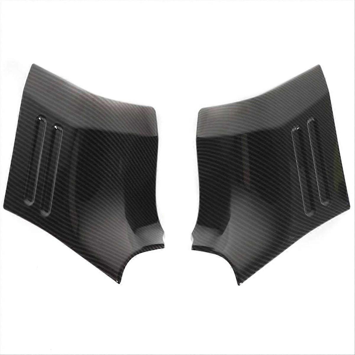 Paar Vordere Motorhaubeneckabdeckungen, Umlaufende Eckverkleidung, Motorschutz, 2-teiliges Set, Schwarze Ausführung, Kompatibel Mit Verschiedenen Modellen.