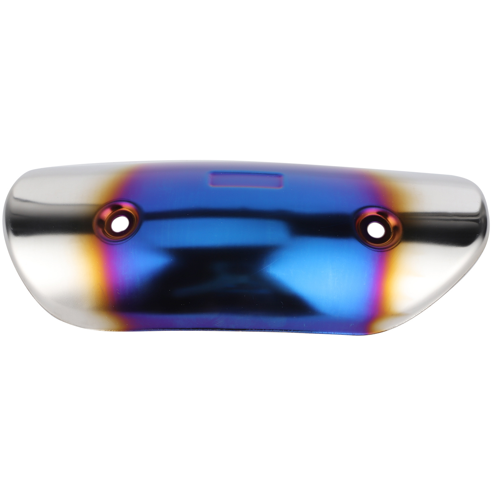 Universelle Chrom-motorradabdeckung, Hitzeschutz Für Das Mittlere Auspuffrohr, Abdeckschild Für Umbauten.