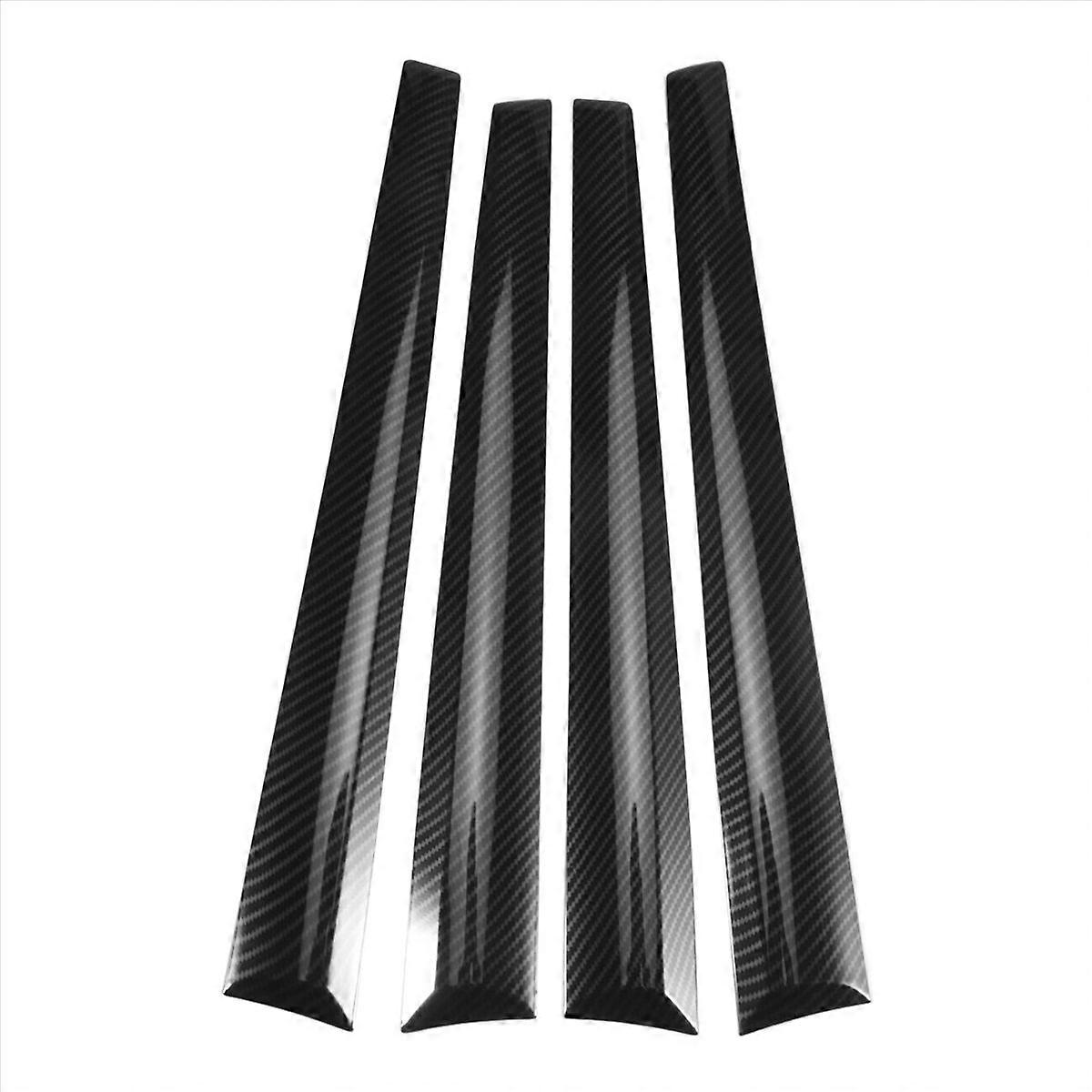 Türschutzleisten Aus Abs-kunststoff In Carbonfaser-optik, 4er-set Dekorative Schutzpaneele Für Den Fahrzeuginnenraum