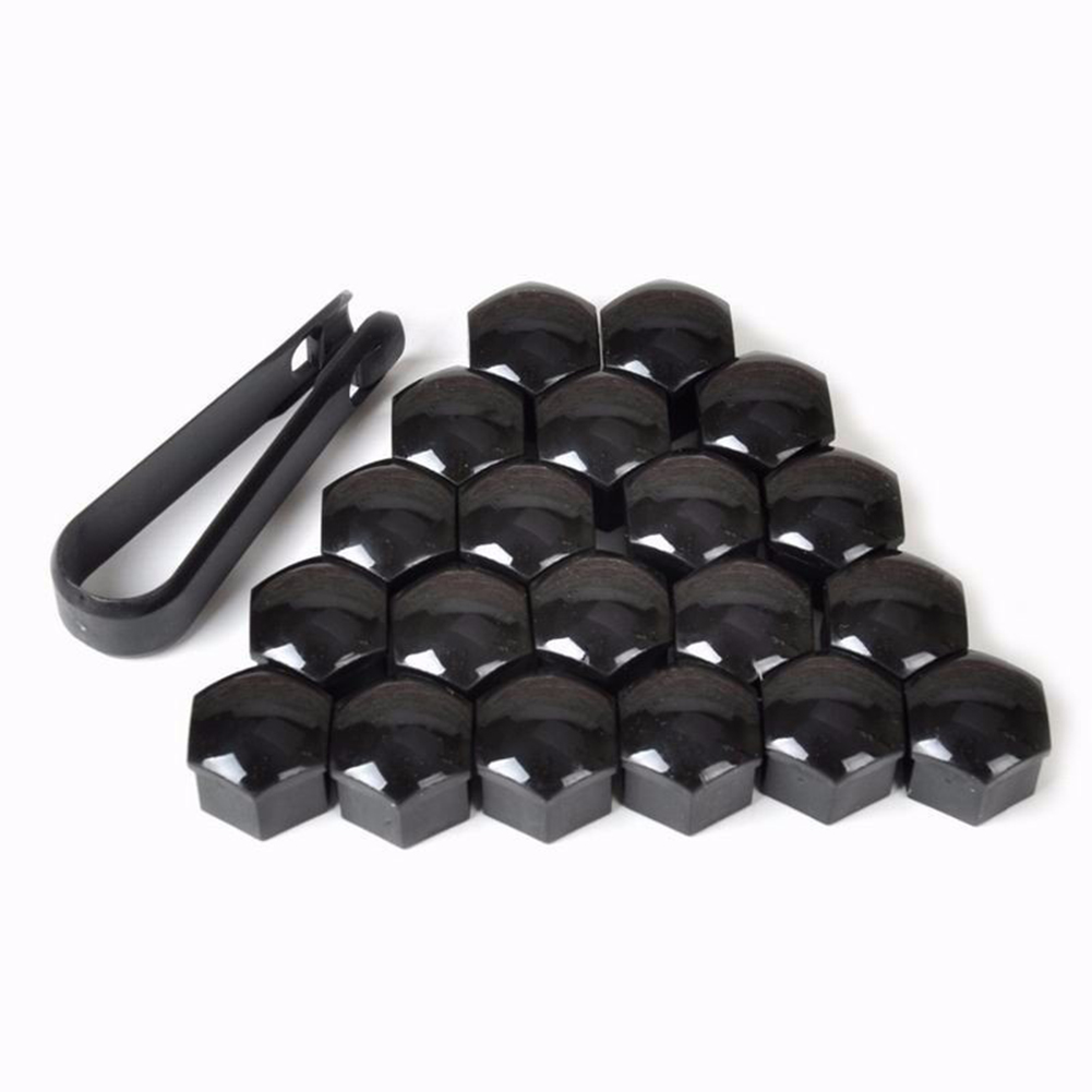 20 X 17 Mm Radmutternkappen Für Autos – 20er-packung Mit Demontagewerkzeug Und Schraubenschutz