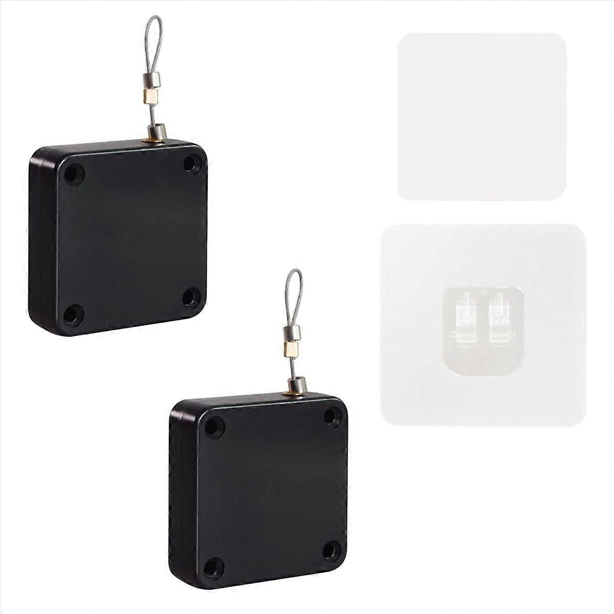 Set Mit 2 Automatischen Türschließern Ohne Bohren, Türschließer Zum Selbstbau (500 G)