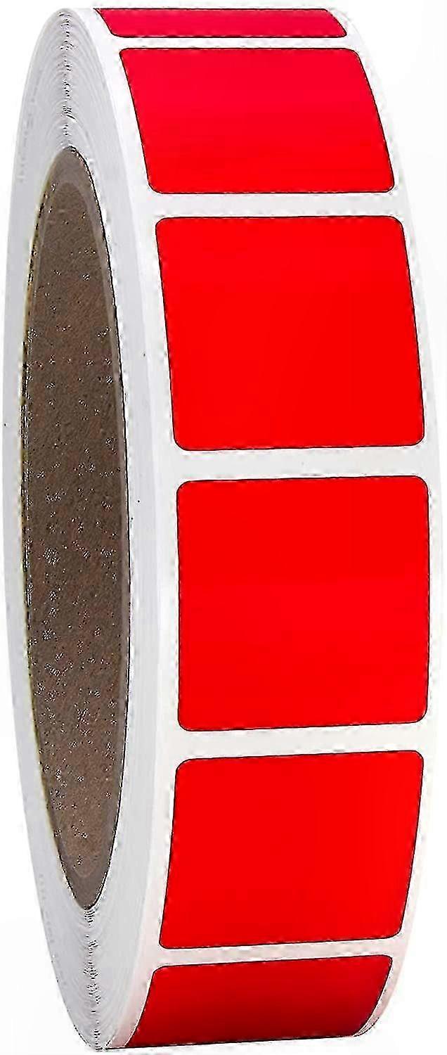 Runde Klebeetiketten, 2,5 Cm Durchmesser, Farbcodiert, 2000 Stück Pro Rolle, 2,5 Cm Große Quadratische Aufkleber, Farbmarkierung, Rollenverpackung, Beschriftungsetiketten, 25 Mm, Vielseitig Einsetzbar