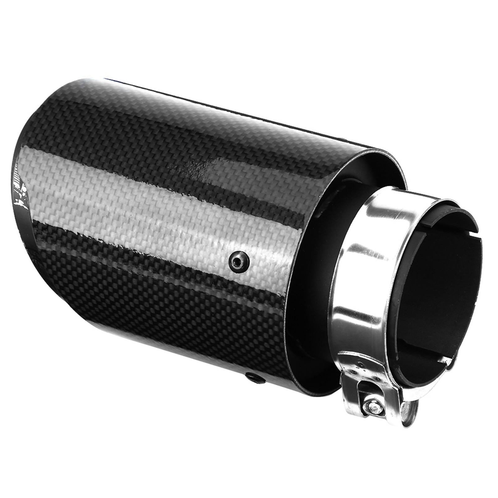 60-mm-auspuffendrohr Aus Kohlefaser, Auspuffendrohr Im Kohlefaser-stil Für Autos