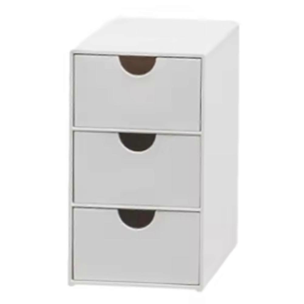 Schreibtisch-organizer Mit 3 Schubladen, Multifunktionale Aufbewahrung, Staubdicht, Stapelbar