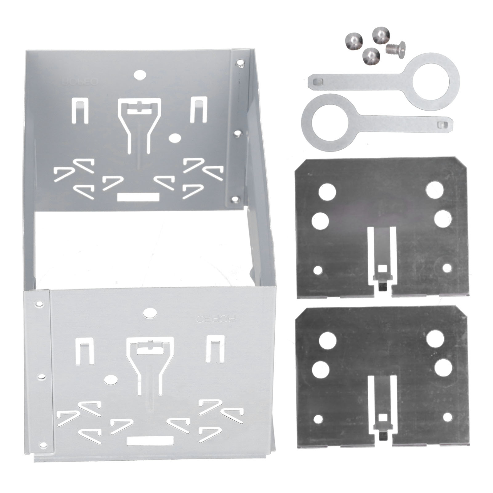 Universeller 2-din-rahmen Aus Aluminiumlegierung Für Autoradios, Kompatibel Mit B5/mk3/mk4, Einfache Installation.