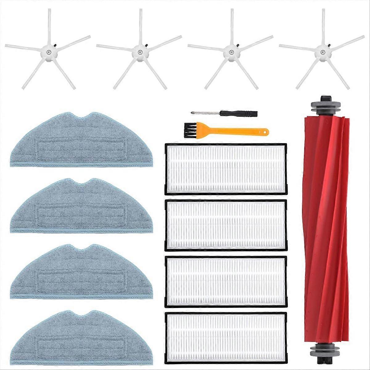 Rotierende Bürste Und Hepa-filter, Mikrofaser-mopp Für Die Roboter S7 Maxv Und S7 Maxv Plus, Komplettes Wartungsset, Ersatzteile, Effiziente Reinigung.