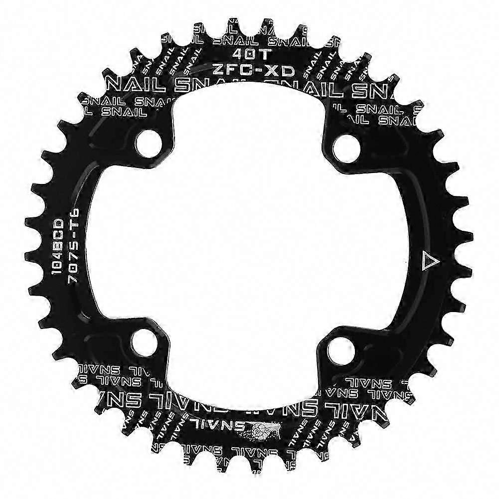 Bcd 104mm 40-zahn Narrow-wide-kettenblatt Für Shimano Kurbelgarnitur, Am/xc Bike, Einzelkettenblatt, Mtb-ritzel, Aluminium, 40t, Kompatible Schaltung.