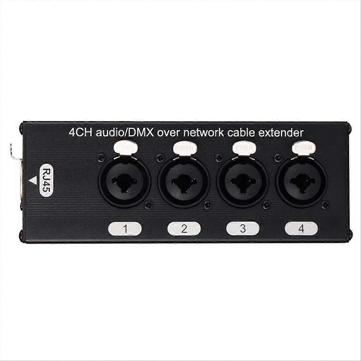 3-poliger Xlr-4-kanal-signalverstärker Und Dmx512-buchsennetzwerk, Audio-langstreckenverlängerung