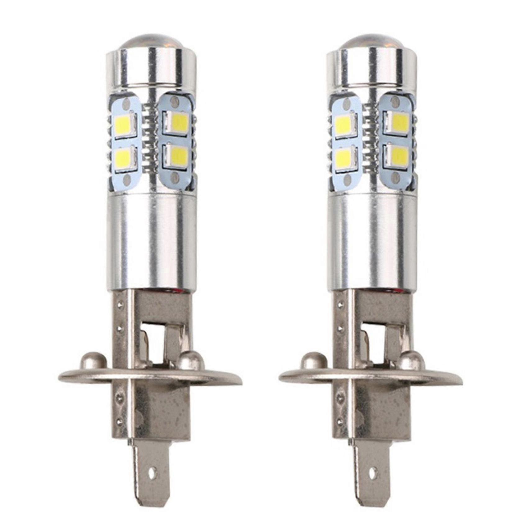 2 H1 Led-lampen (100 W, 6000 K) Für Nebelscheinwerfer, 10 Smd 2835 Leds, 2-teiliges Set