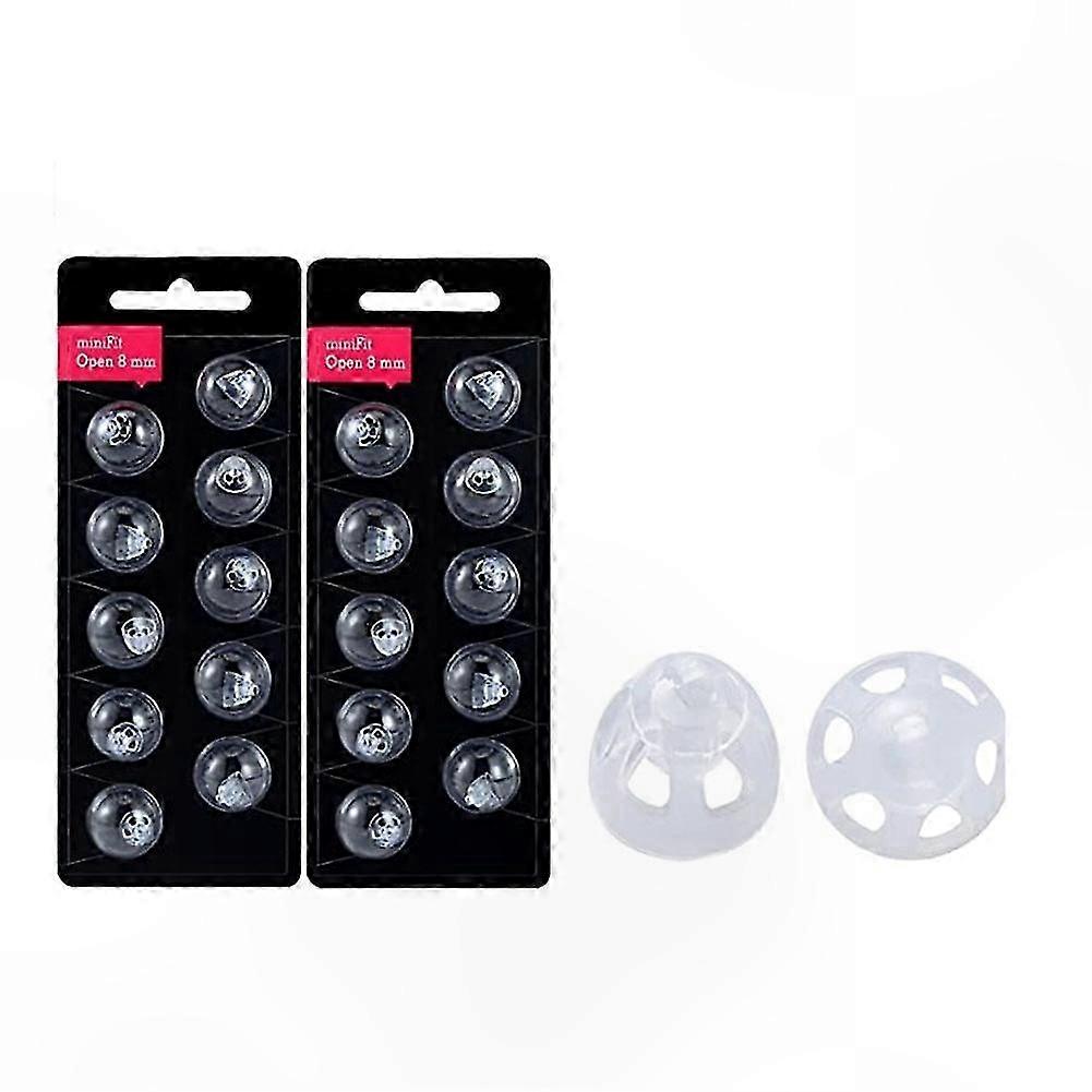 Universelle Ohrstöpsel, 2er-pack (8 Mm) Mit Belüftungsöffnungen, Kompatibel Mit Minifit-geräten