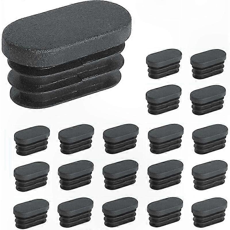 Ovale Kunststoffgleiter Für Möbelbeine, 20er-packung (15 X 30 Mm), Geeignet Für Stühle Und Trampoline