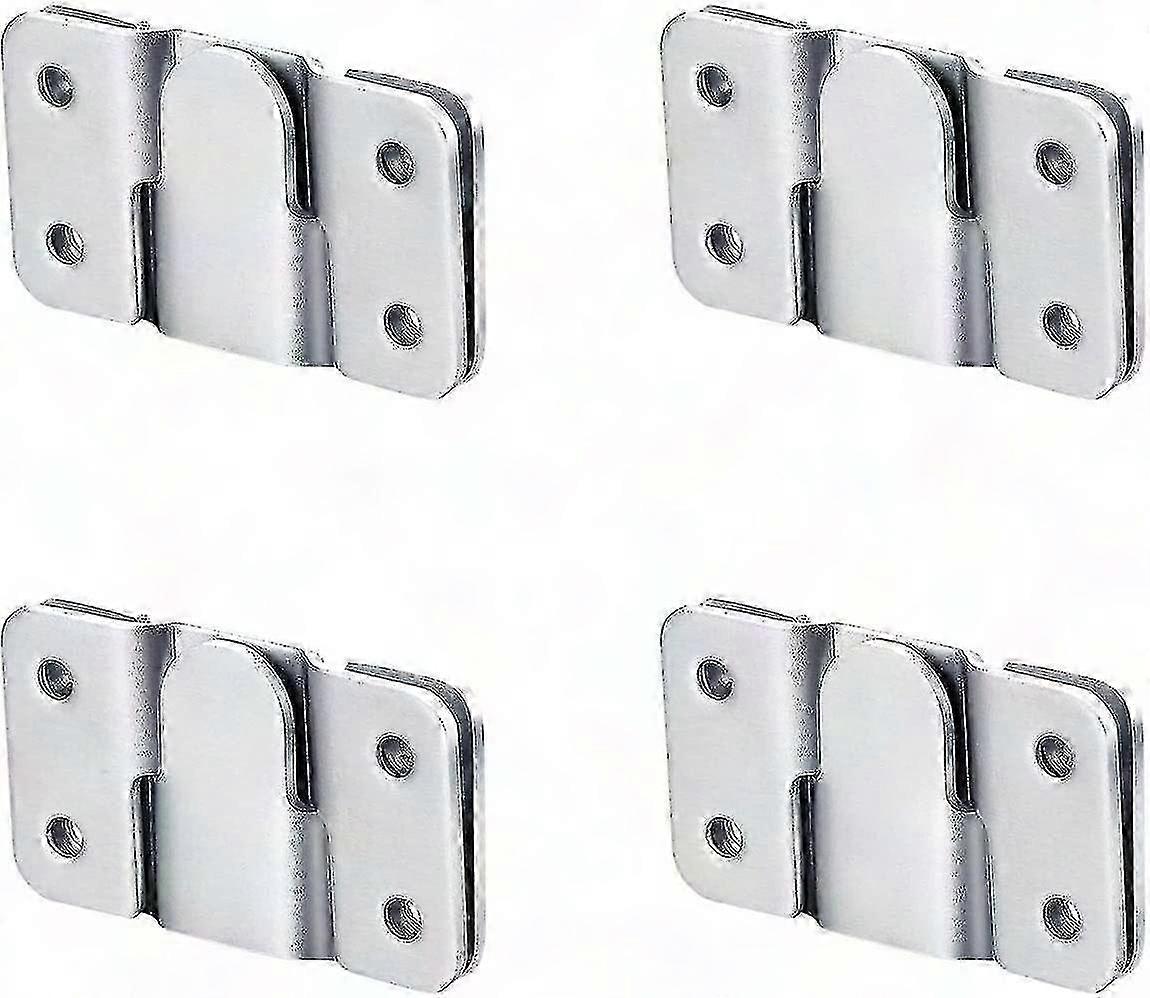 Wandhalterungen Für Kopfteile, Clip-on-z-haken, Bilder- Und Spiegelbefestigungen, Möbelverbindungsbeschläge, 2er-set, Robustes Metall.