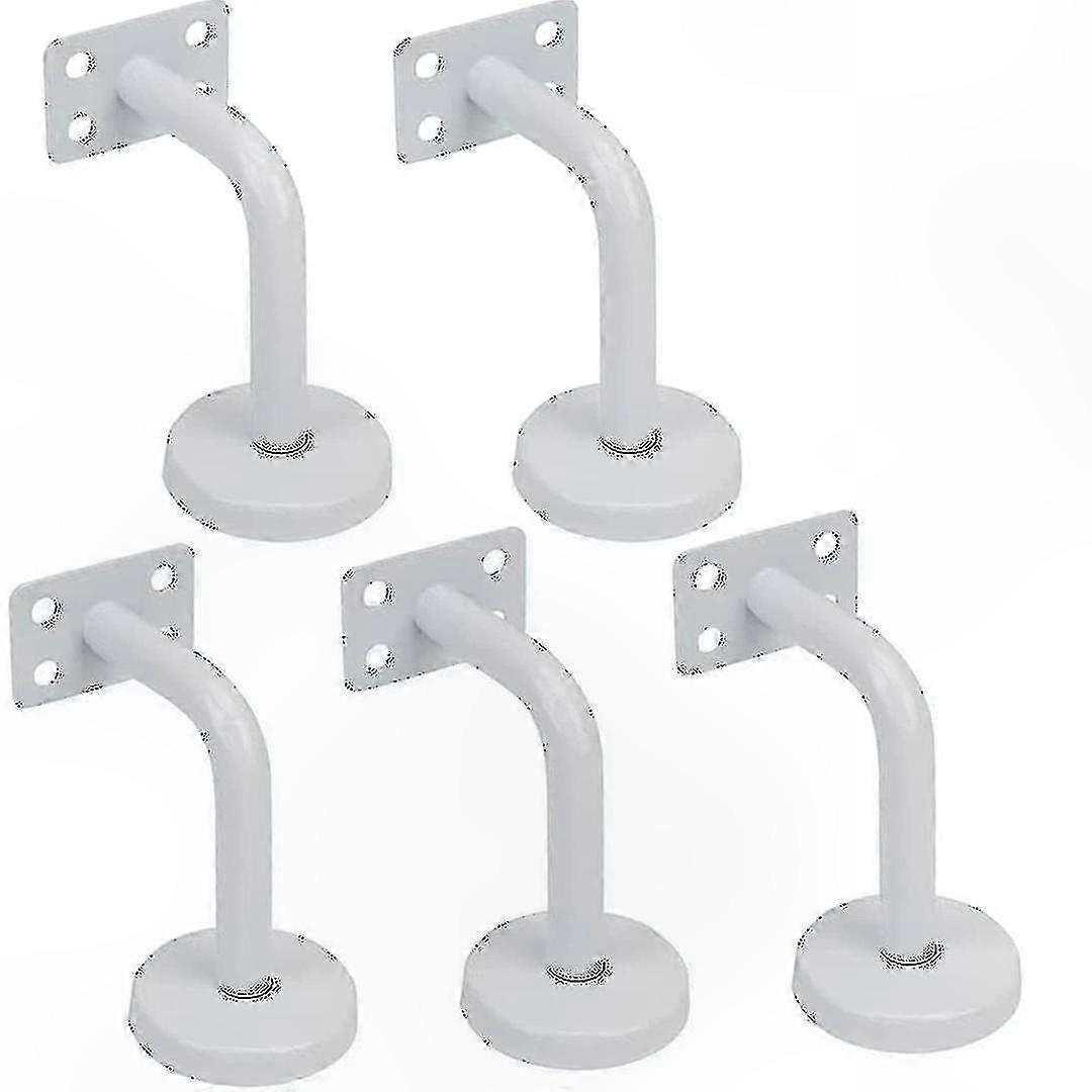 Treppengeländer Aus Edelstahl, Set Mit 5 Halterungen, 60x80mm, Inklusive Befestigungsschrauben Für Handläufe Und Balustraden