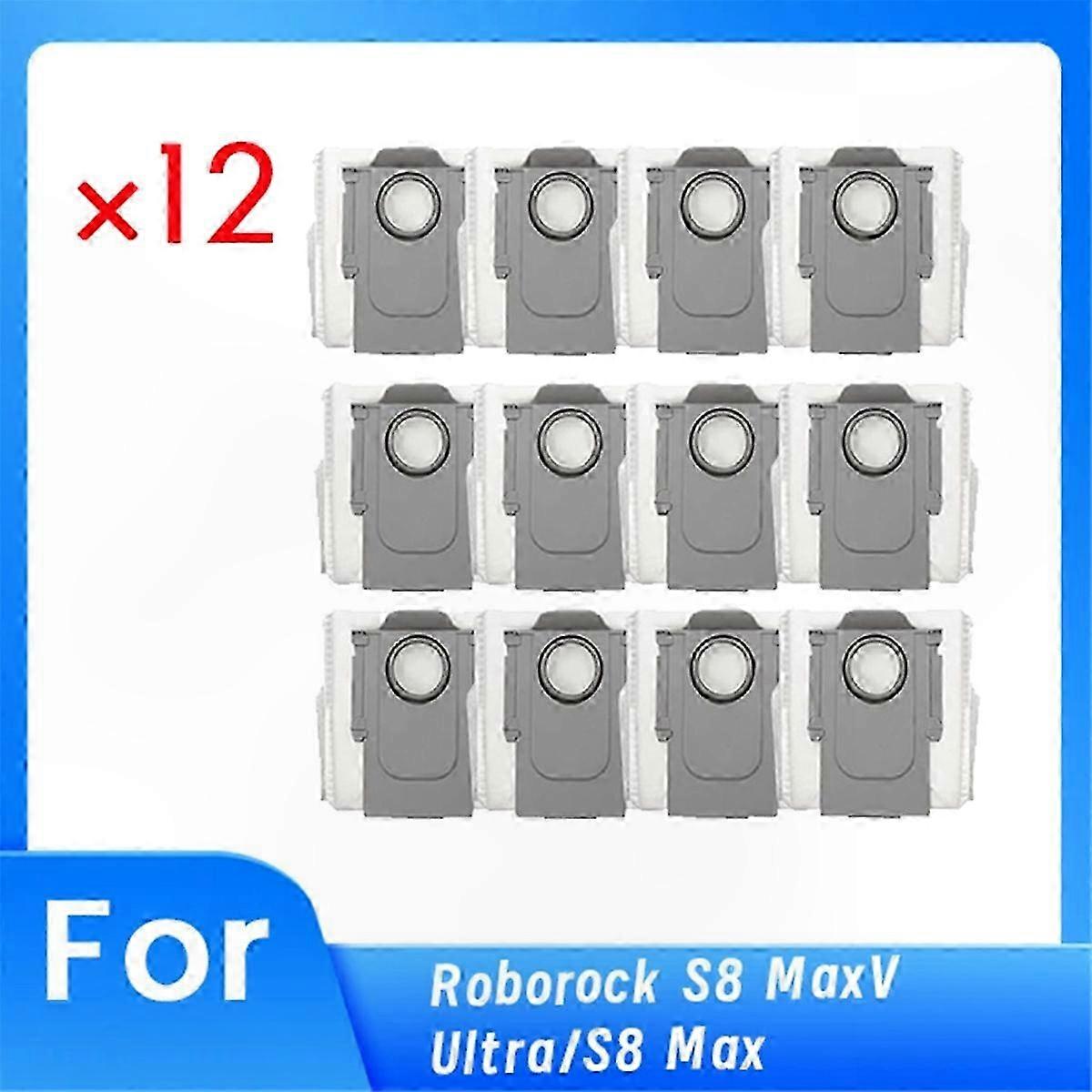 12 Ersatzbeutel Für Den Roborock S8 Staubsauger, Langlebiges Zubehör, Kompatibel Mit S8 Maxv Ultra Und S8 Max, Effiziente Filtration, 12er-packung
