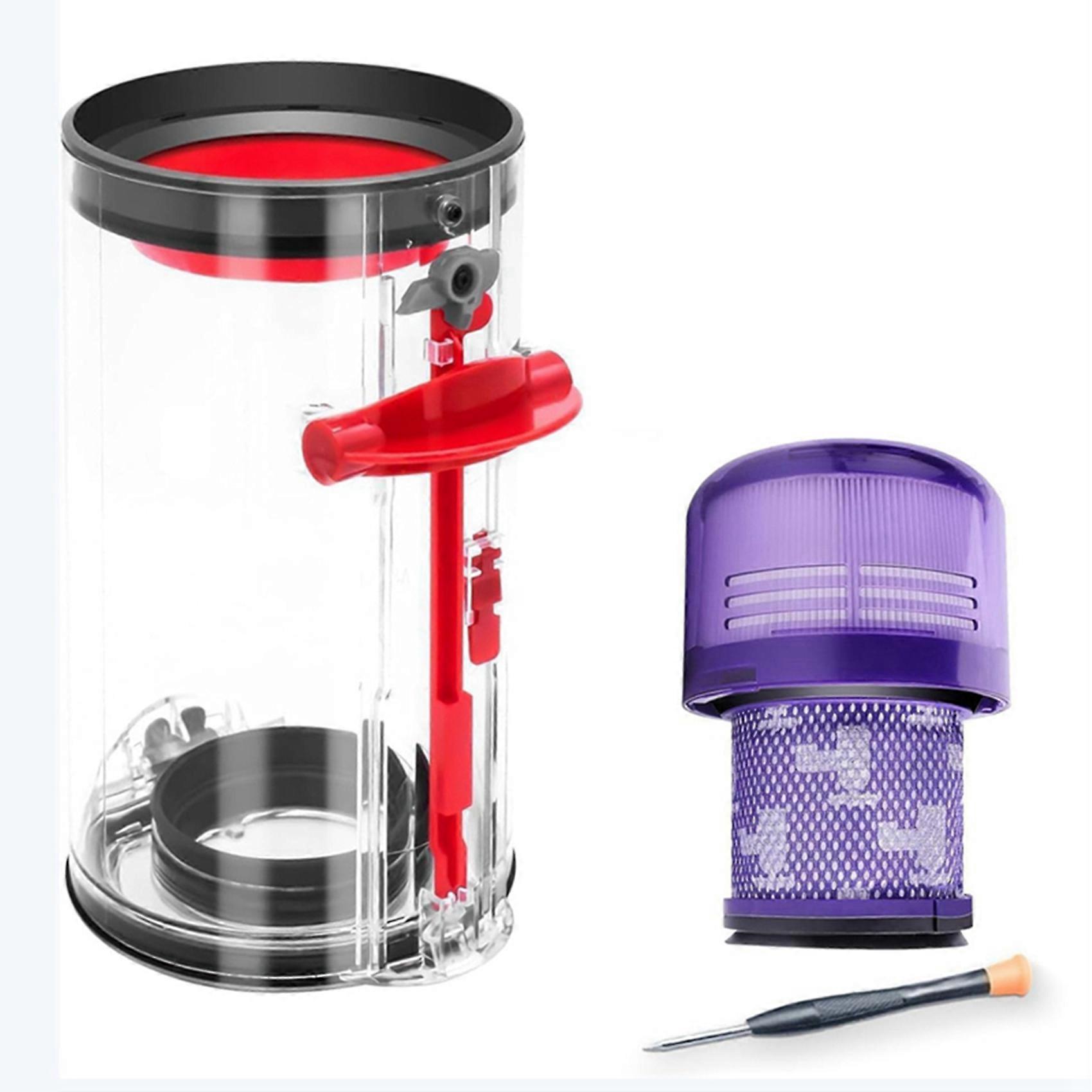 Ersatzfilter Mit Staubbehälter Für Staubsauger V11, V15, Sv14 - Kompatibles Ersatzteil, Auffangbehälter Mit Integriertem Filter, Zubehör Für Effiziente Reinigung.