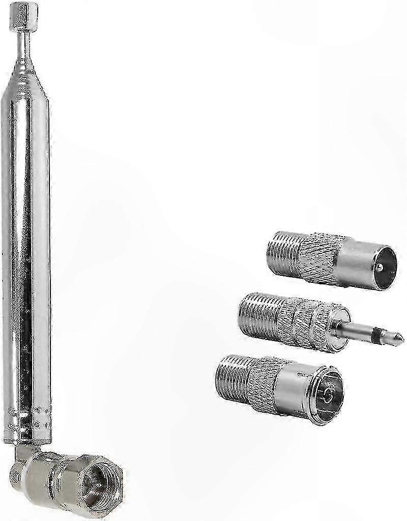 Teleskop-fm-antenne (75 Ohm) Für Hifi-receiver, Mini-stereoanlagen Und Dab-adapter Ausziehbare Antenne, Kompatibel Mit Av-verstärkern Hochwertiges Radiozubehör