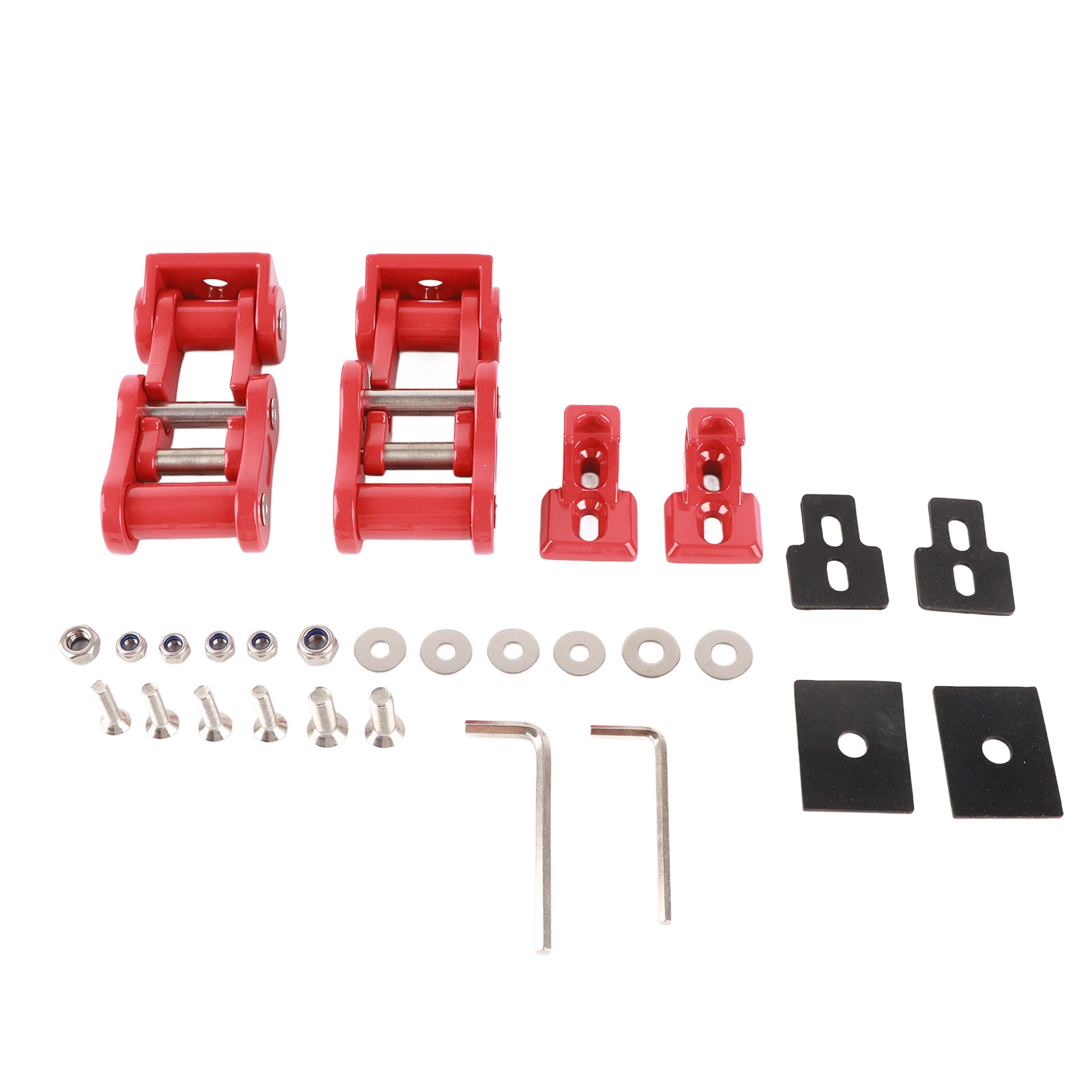 Cnc-gefräste Motorhaubenverschlüsse Aus Aluminiumlegierung Für Jeep Wrangler Jk Jku 2007-2018