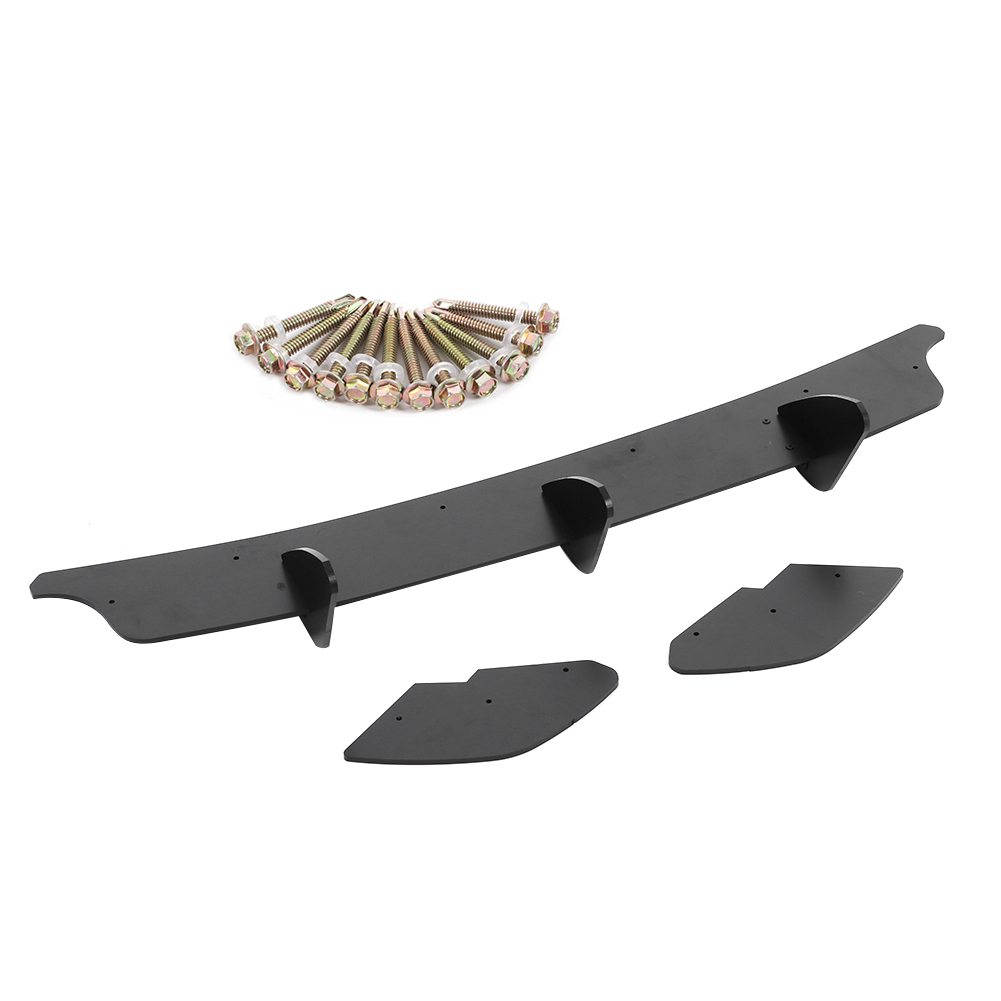 3-teiliges Set: Mattschwarzer Heckstoßstangendiffusor Mit Seitenlippen, Kompatibel Mit Vw Golf Mk6 2009-2013