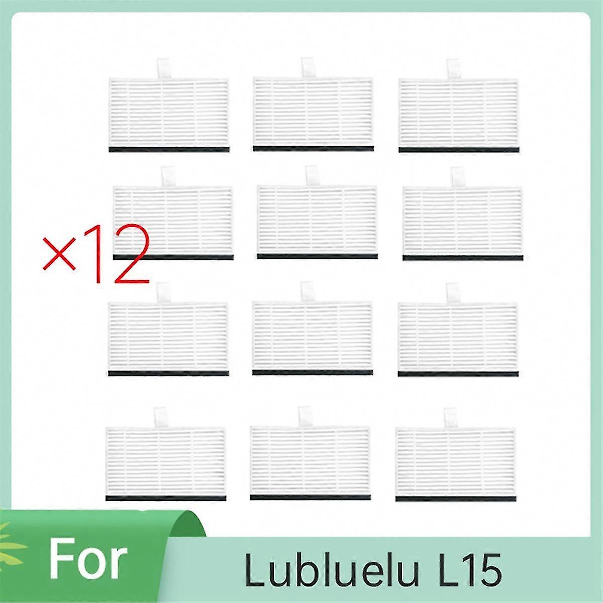 12 Ersatzfilter Für Den Lubluelu L15 Saugroboter, Unverzichtbares Haushaltsreinigungszubehör