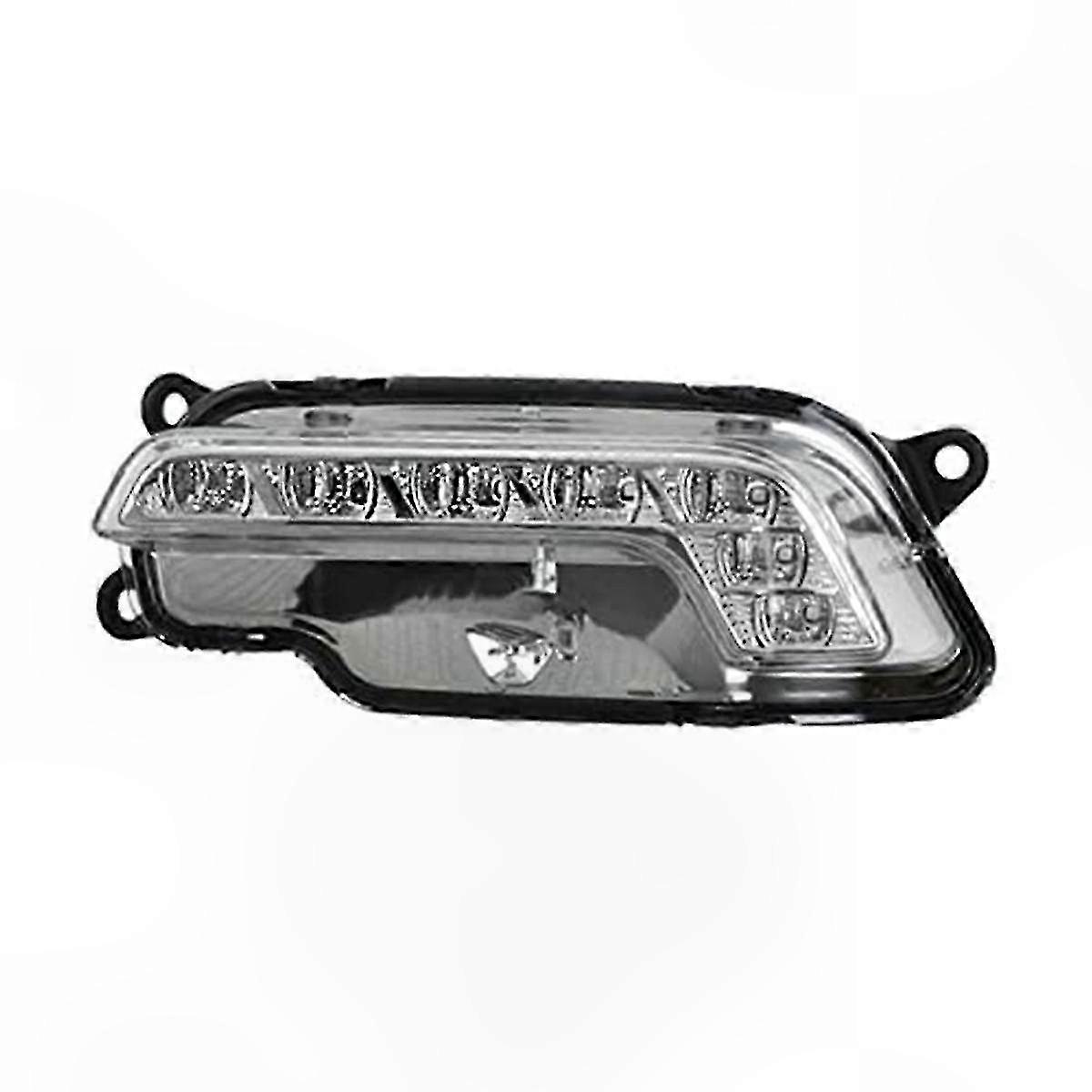 Led-tagfahrlicht Für Den Unteren Kühlergrillstoßfänger, Kompatibel Mit Mercedes W212 E-klasse (2009–2013), 2-teiliges Set, Glänzend Weiß, Elegantes Design