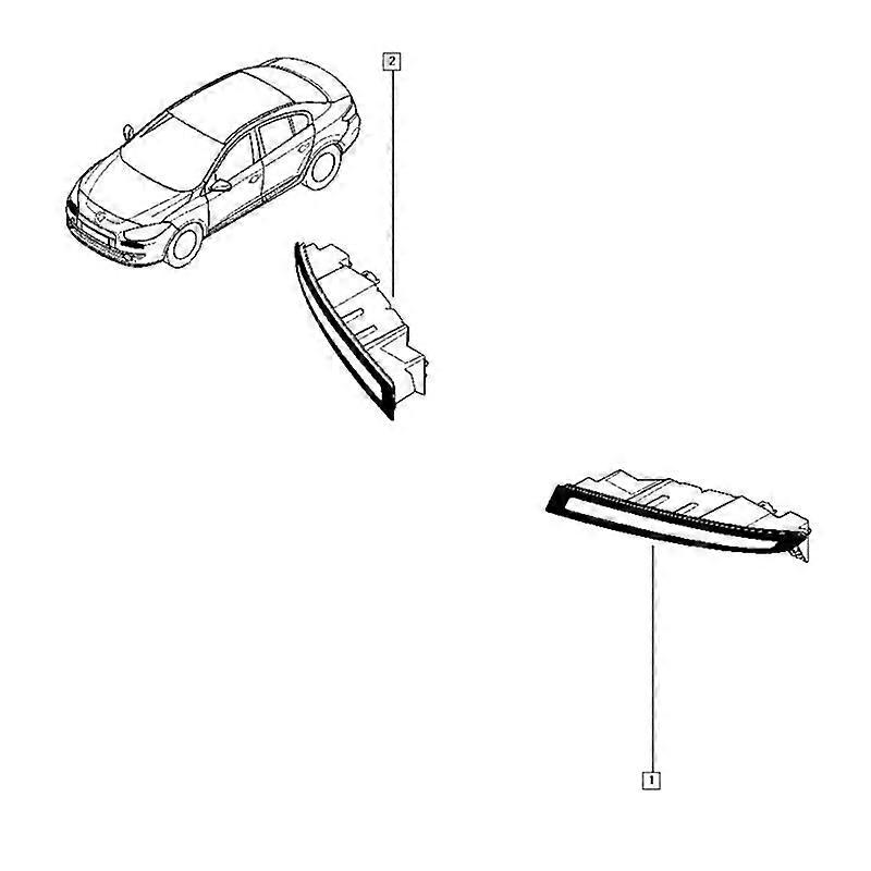 Linker Nebelscheinwerfer Mit Tagfahrlicht 266005986r, Fahrzeugkompatibel, Integrierte Led-lampe, Automatische Nebelscheinwerferfunktion, Originalteil Für Sicheres Fahren