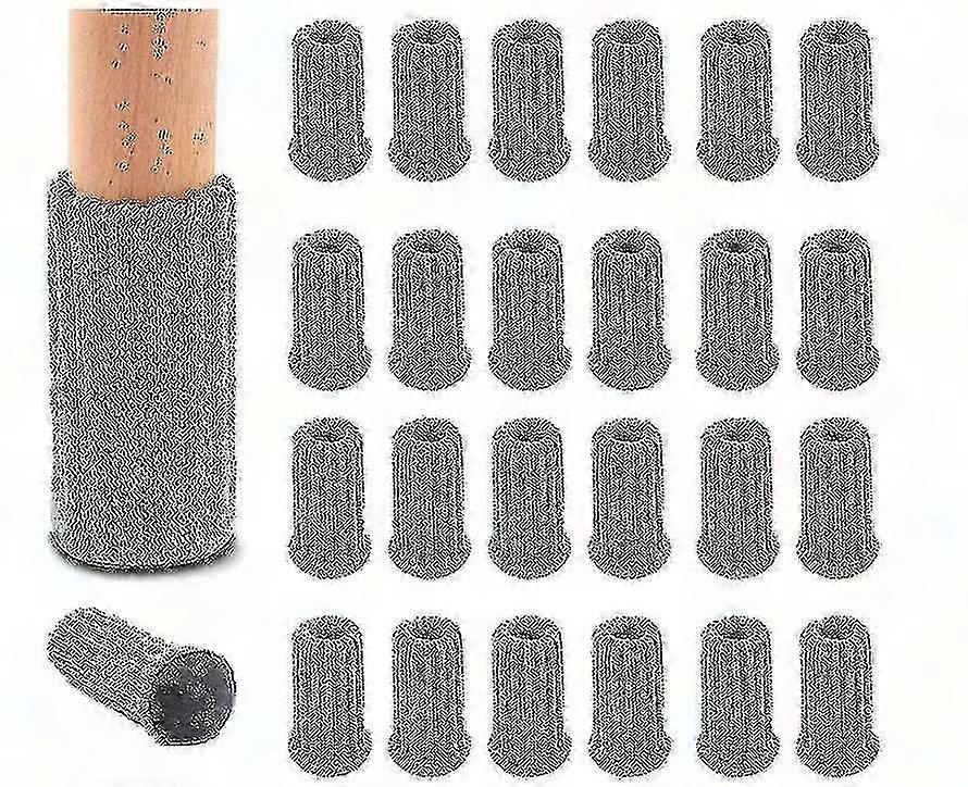 Set Mit 16 Gestrickten Stuhlbeinsocken, Möbelprotektoren Aus Wolle, Rutschfeste Beinüberzüge, Geeignet Für Stühle Und Tische, Verschiedene Farben, Weich Und Strapazierfähig.