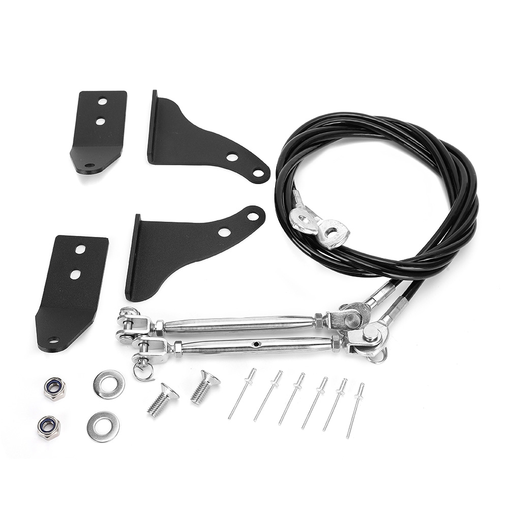 Edelstahl-kotflügelhöherlegungssatz Zum Schutz Vor Ästen Unter Dem Fahrzeug, Passend Für Jeep Wrangler Tj 1997-2006