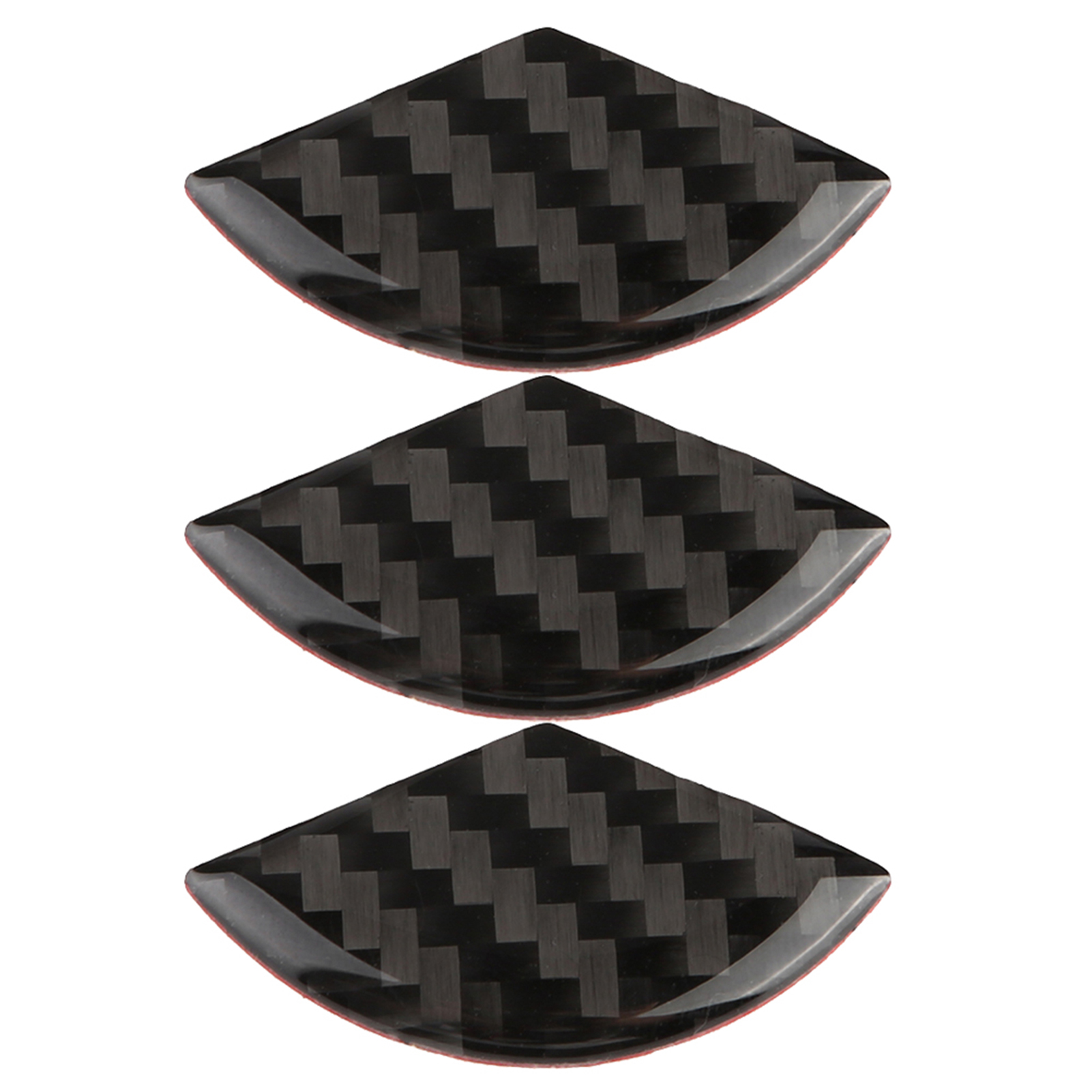 3 Dekorative Carbonfaser-aufkleber Für Das Lenkrad Der Mercedes C-klasse W204 (2005–2012) – Auto-logo