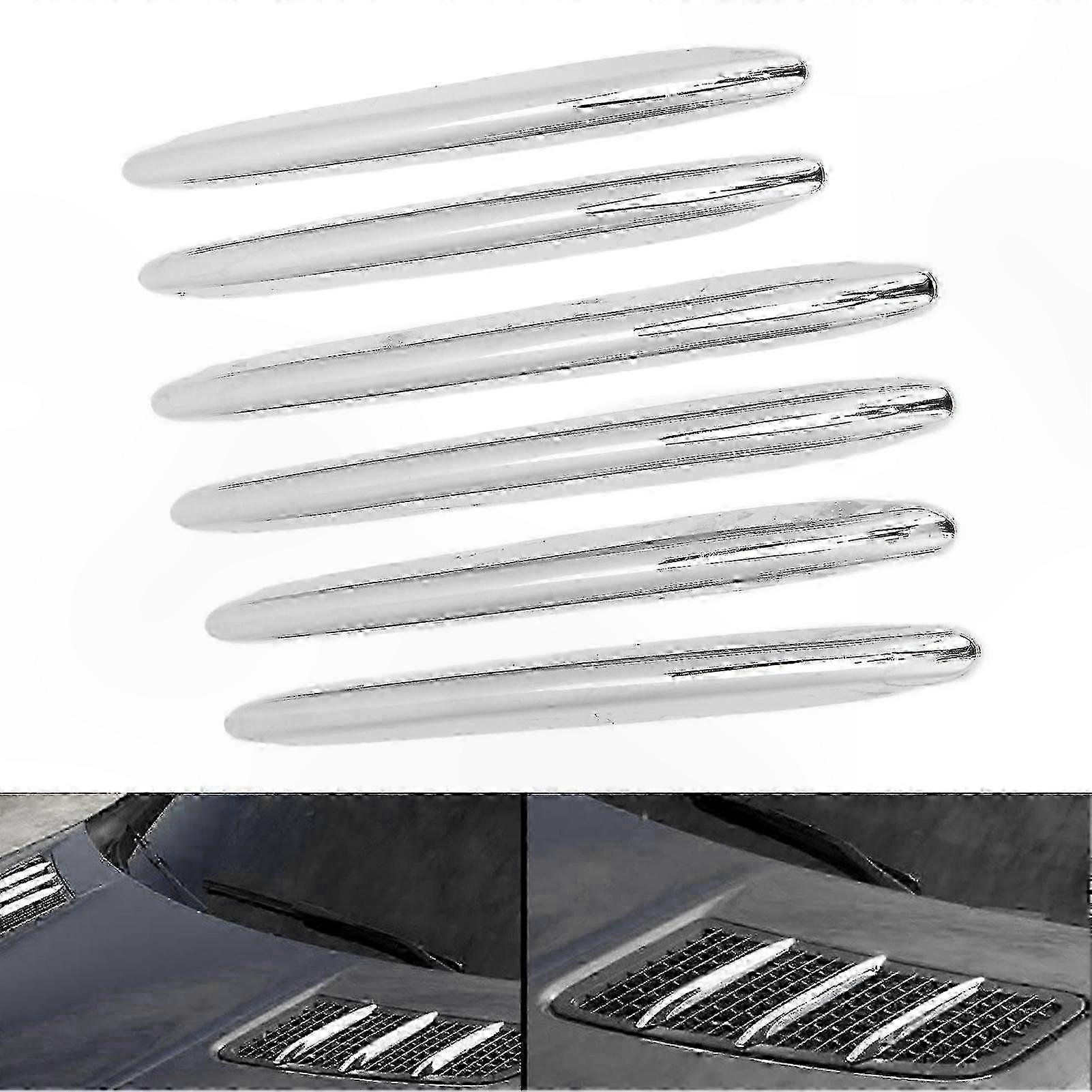 Chrom-motorhauben-lüftungsgitter, 6-teilig, Passend Für R172 Slk-klasse (2011–2015), Autozubehör