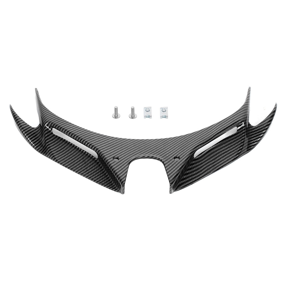 Aerodynamischer Frontflügel In Carbon-optik Für Kawasaki Ninja 250/400 (2018–2020), Verkleidungsabdeckung Aus Kohlefaser