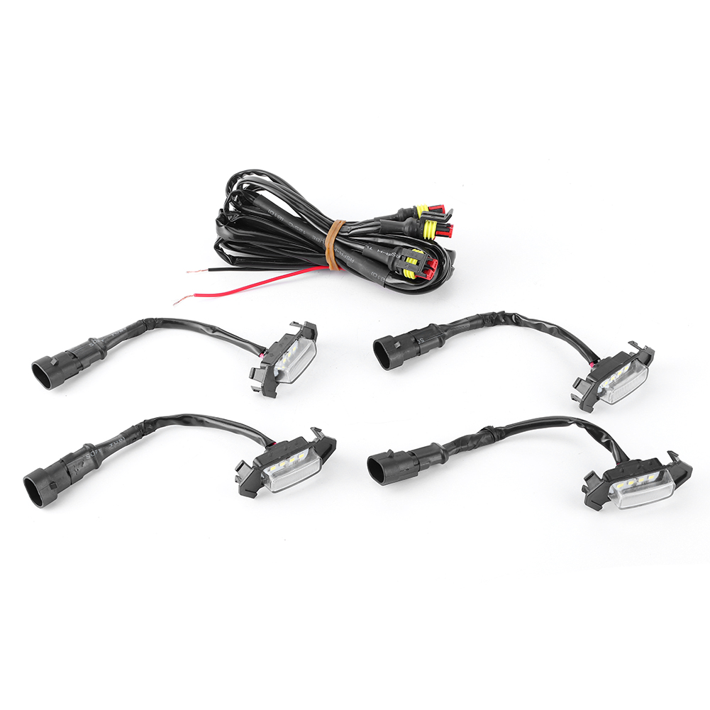 Set Mit 4 Hochhellen Weißen 12v-led-kühlergrillleuchten, Kompatibel Mit Toyota Tacoma 2016-2020