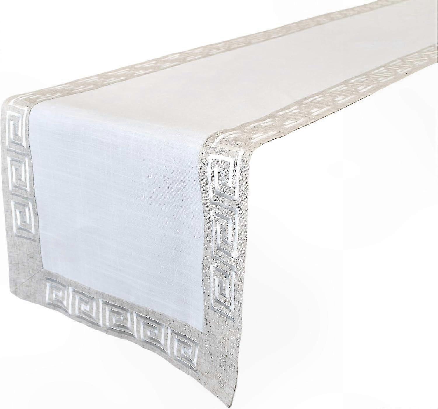 Geometrische Rechteckige Tischdecke In Erdtönen, Dekorativer Tischläufer Für Buffet (15 Cm B X 70 Cm L)