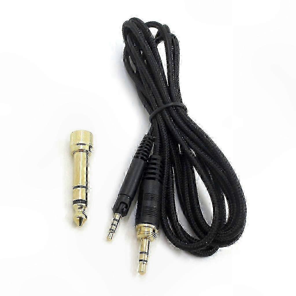 2 M Langes, Ofc-ummanteltes Audiokabel Mit 6,35-mm-adapter Für Android Und Ios, Kompatibel Mit Hd598, Hd599 Und Hd569, Hochwertiger Kabelgebundener Ersatz