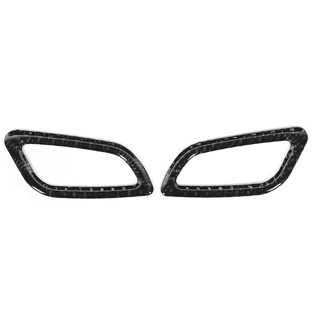 Zweiteilige, Flexible Carbonfaser-zierleiste Für Die Lüftungsdüsen Im Armaturenbrett, Kompatibel Mit Buick Regal 2017-2020