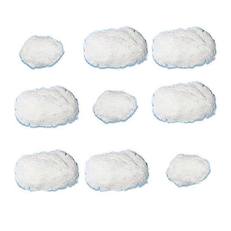 Hängende Wolken Für Die Decke, 9er-set Wolkendekorationen Aus Leichtem Material, Perfekt Für Kinderzimmer, Partys Oder Als Wanddekoration, Schwebender Look