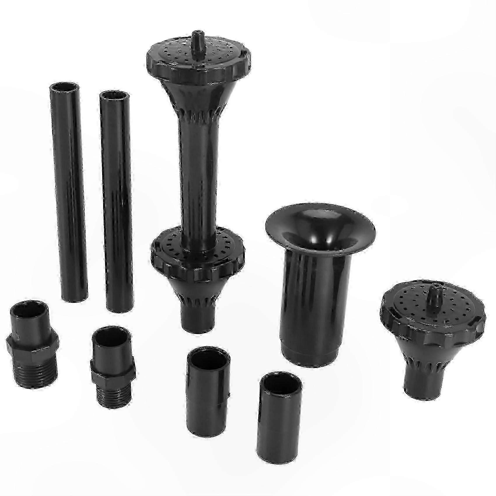 Set Mit 9 Miniatur-springbrunnendüsen Für Teiche Und Wasserspiele, Dekoratives Düsenset, Teichsprüher-set, Zubehör Für Wassergärten.