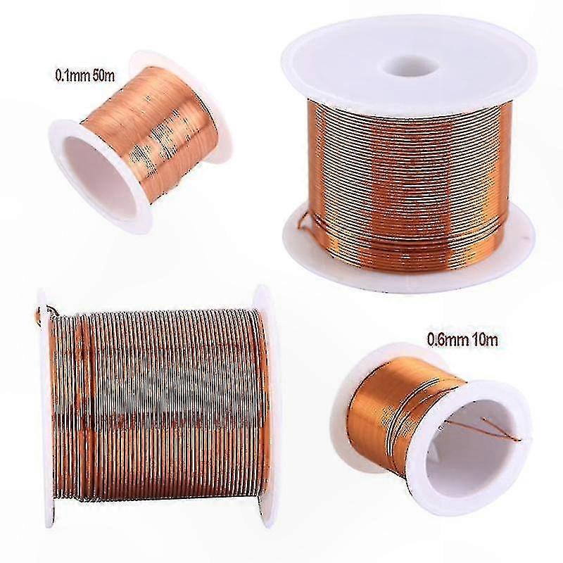 Lackierter Kupferdraht Für Wicklungen – 0,1 Bis 0,9 Mm Magnetkabel Für Elektrische Spulen