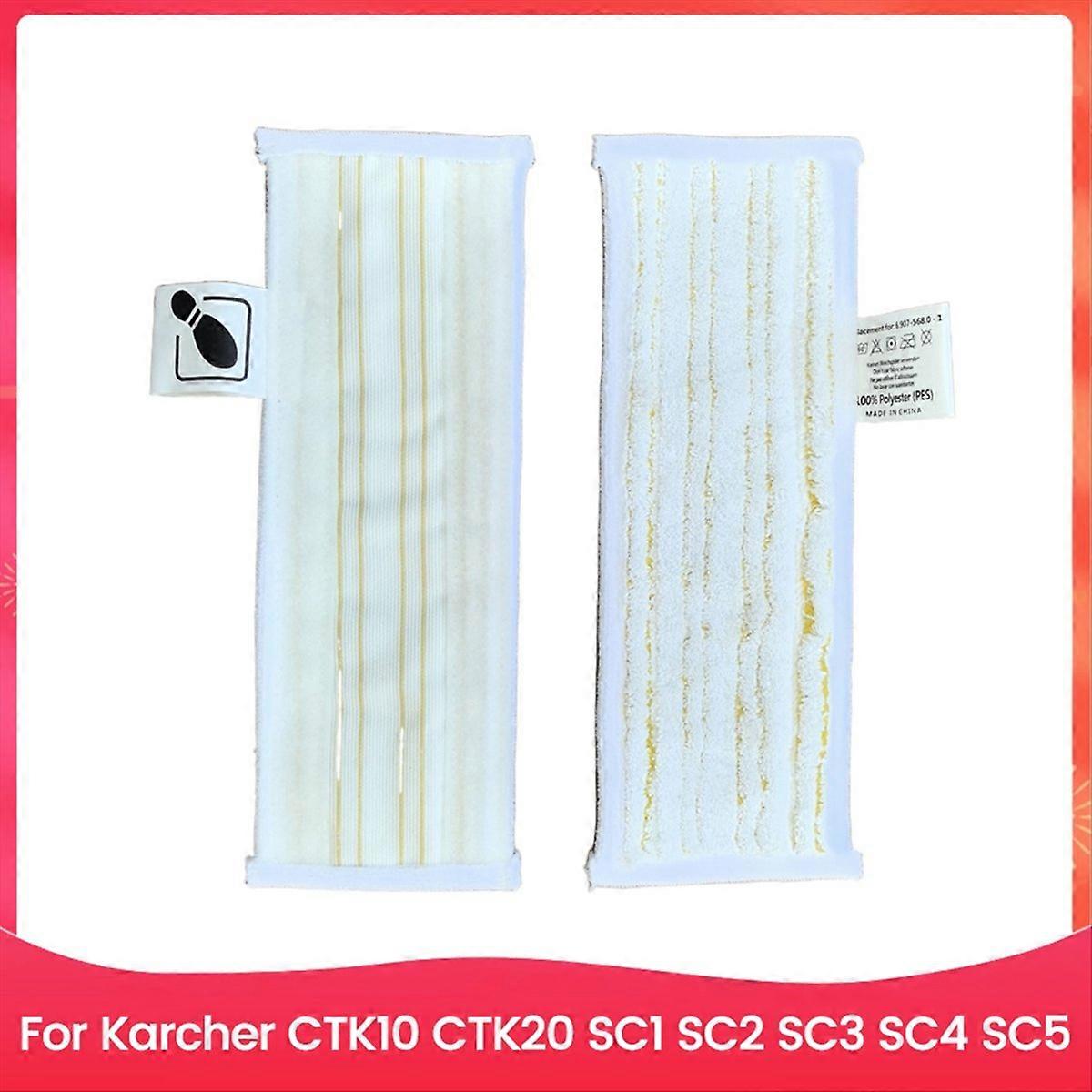 Mikrofasertücher, Kompatibel Mit Den Wiederverwendbaren Wischmopps Ctk10, Ctk20, Sc1–sc5, Nachfüllpackung, Waschbar, Hohe Saugfähigkeit, Für Böden Und Oberflächen, 30 X 20 Cm