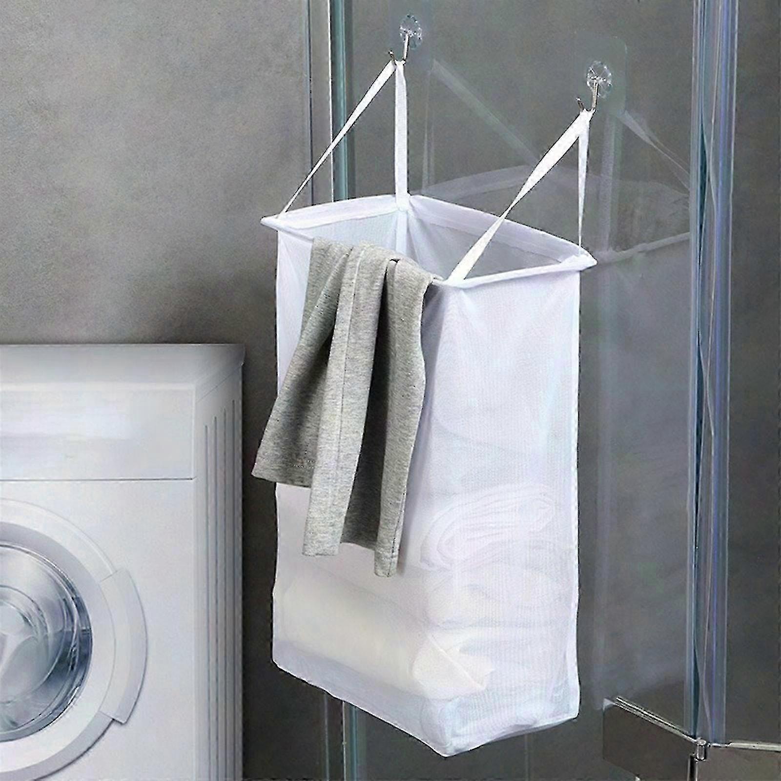 Wandmontierter Wäschekorb Fürs Badezimmer, Faltbarer Aufbewahrungsbeutel Für Schmutzwäsche, Aufbewahrungstasche Für Diverse Gegenstände, Wandmontage, Organizer Für Dessous