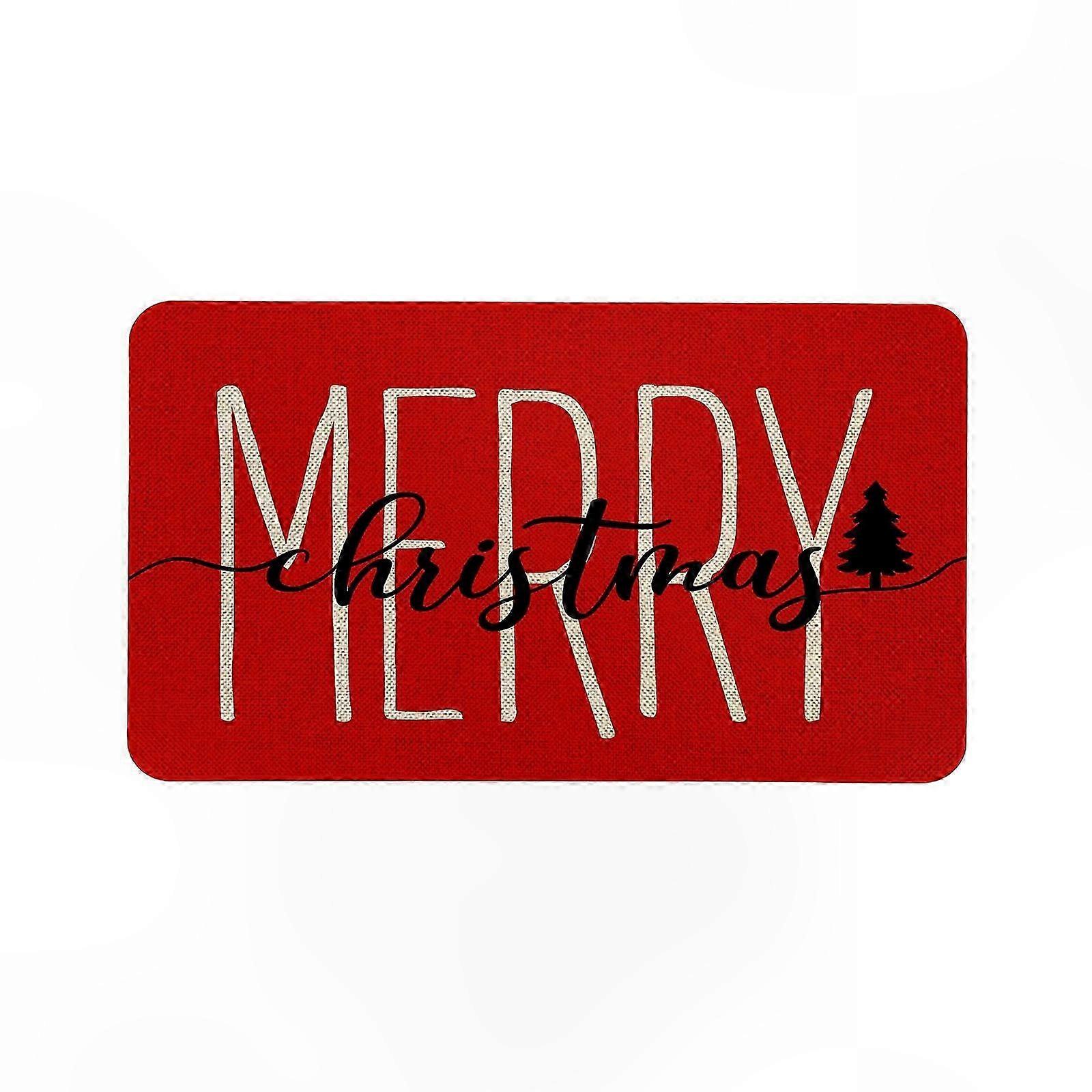 Weihnachtliche Fußmatte Für Den Außenbereich – Saisonale Eingangsmatte 40 X 60 Cm, Ideal Für Die Haustür, Festliches Design