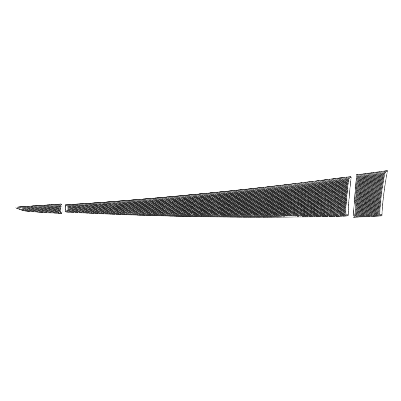 3-teiliges Armaturenbrett-set Aus Kohlefaser Für Mitsubishi Lancer 08-16 Lhd - Beifahrer-aufbewahrungskoffer