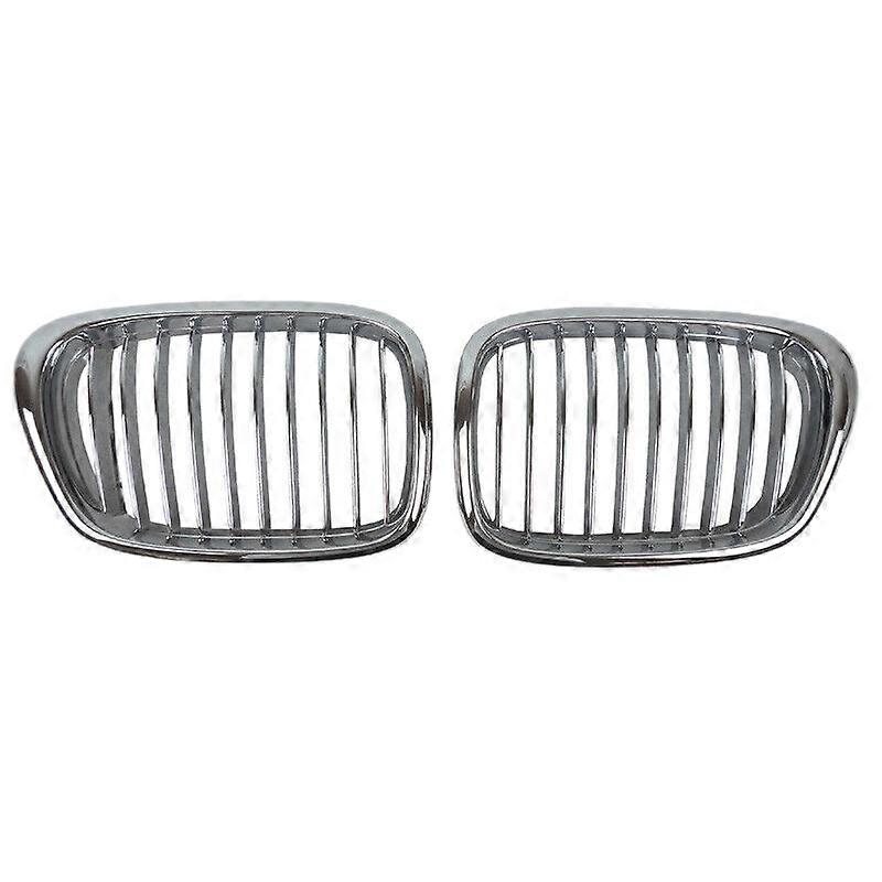 M5-style Sportgrill (überholt) Für Bmw 5er E39 (1997–2003), Nierengrill Für Die Frontstoßstange, Direkter Ersatz, Doppellamellengrill, Mattschwarz, Kompatibel Mit Der 55er-reihe
