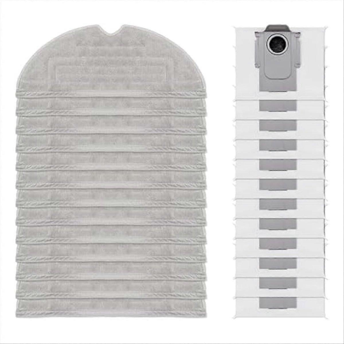 Packung Mit 12 Staubbeuteln Und 12 Wischpads Für Die Roboter S7, S7+, S7 Maxv Und S7 Maxv Plus