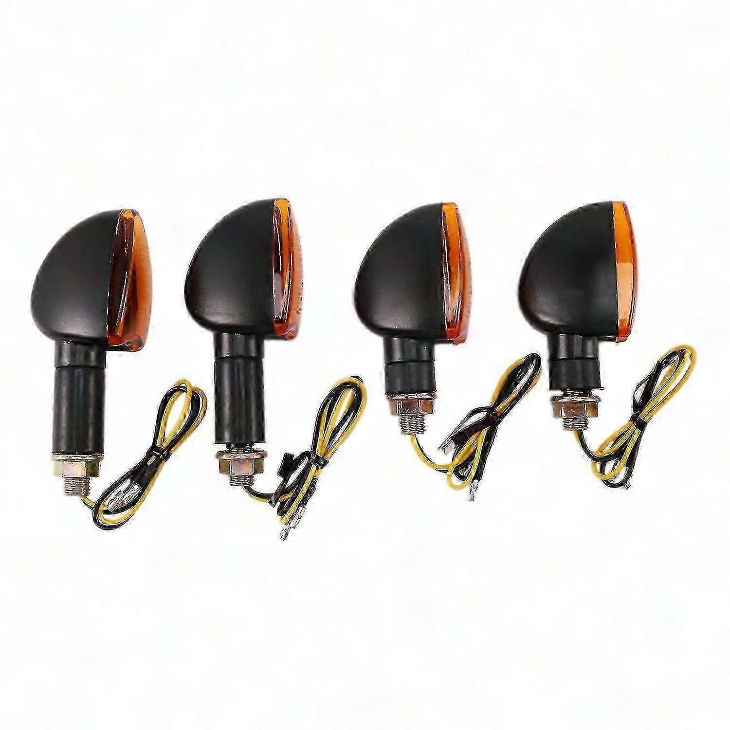 Universeller 12-v-motorradblinker, Vorder- Und Rücklicht, Halogen-blinkerlampe, Blinklicht, 2-teiliges Set