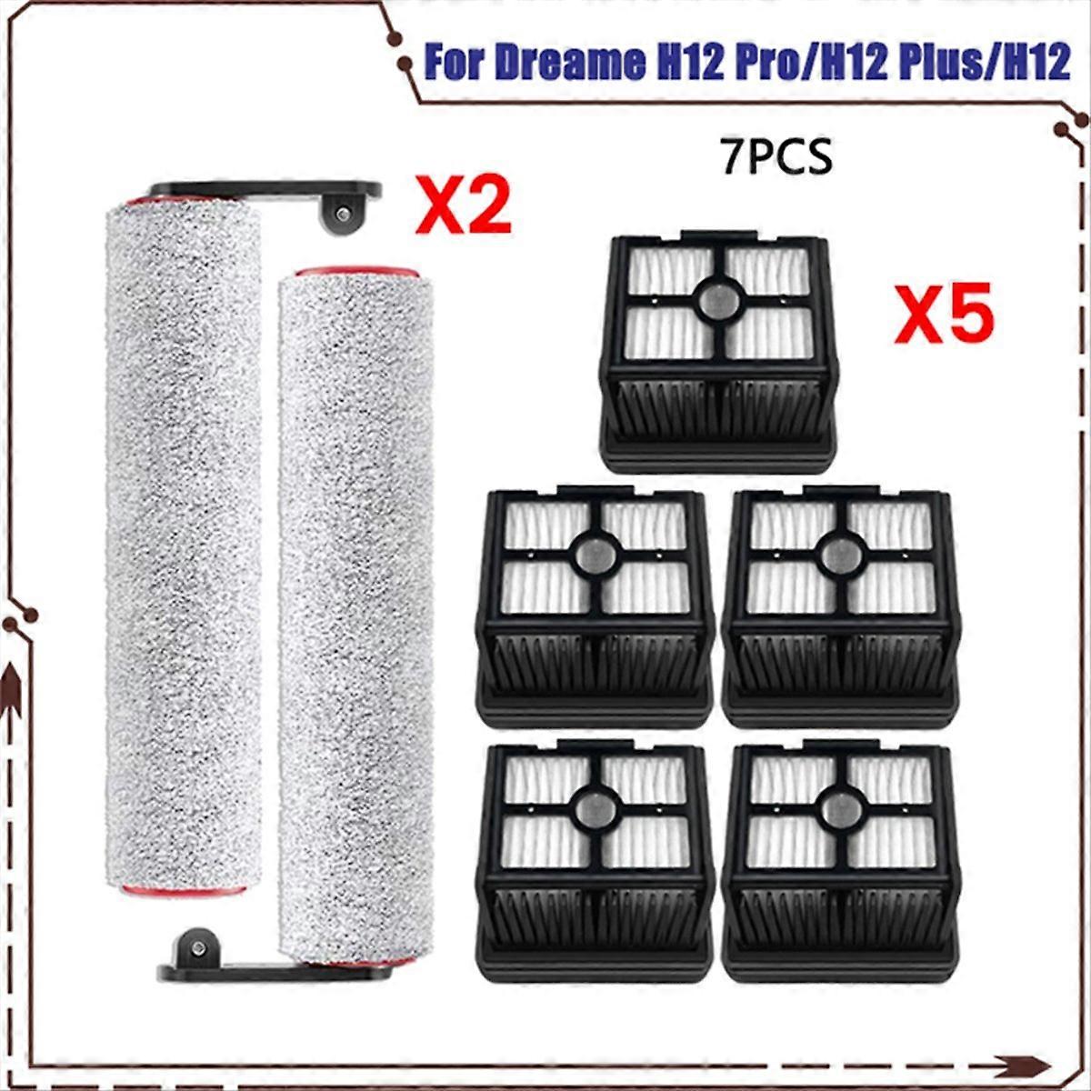 Weiche Ersatz-zentralbürste Für H12 Pro / H12 Plus, Kompatibles Ersatzteil, Nass- Und Trockenreinigung, Originalzubehör