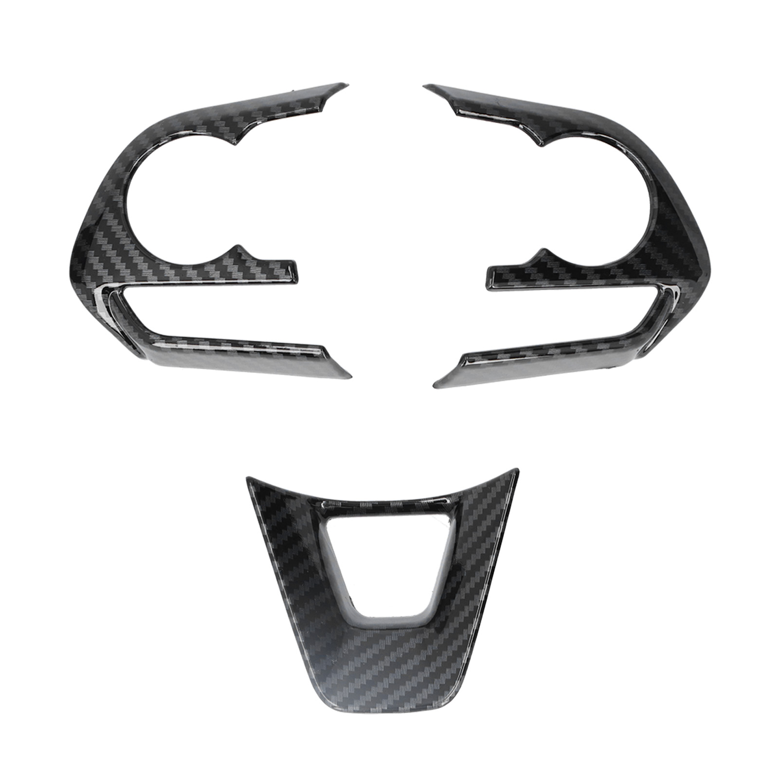 3-teiliges Lenkraddekor Im Carbon-look Für Rav4 2019-2021, Dekor Aus Kohlefaser