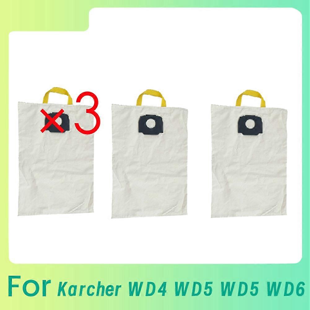 Aufbewahrungstasche Aus Stoff, 3-teiliges Set Für Staubsauger Wd4/wd5, Cremeweiße Farbe, Staubschutz, Kompatible Ersatzabdeckung, Praktisches Wartungszubehör.