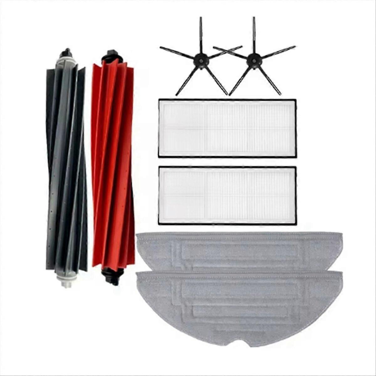 Hauptbürste, Farbwalze, Hepa-filter, Seitenbürste, Tücher, Wischmopp-set