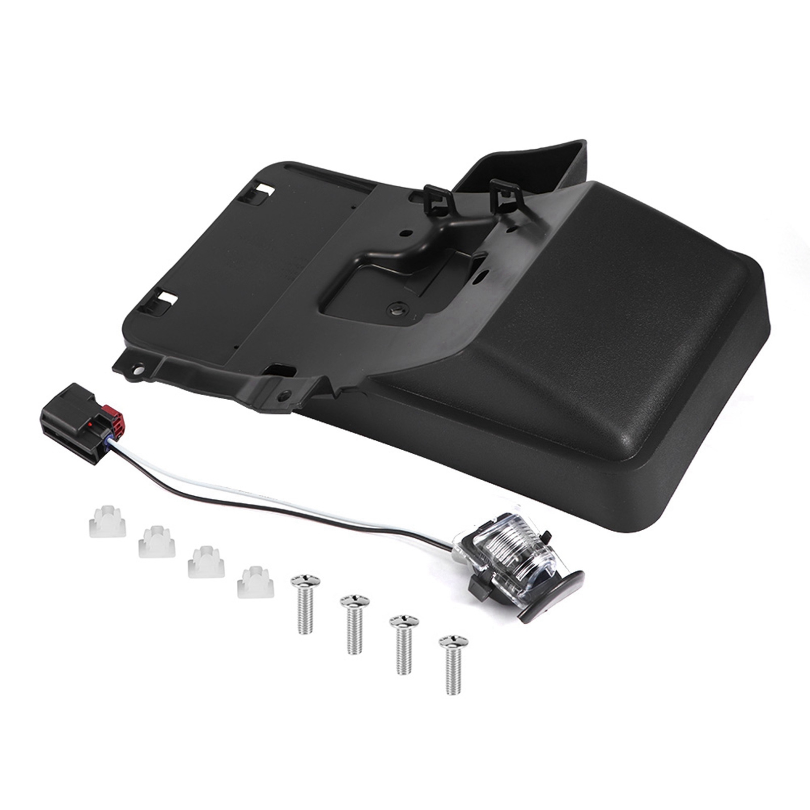 Kennzeichenhalterung Hinten Mit Integrierter Leuchte, Kompatibel Mit Jeep Jk 2007-2016